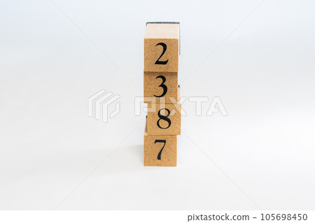 Wood block number 2387 105698450