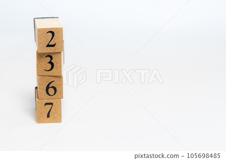 Wood block number 2367 105698485