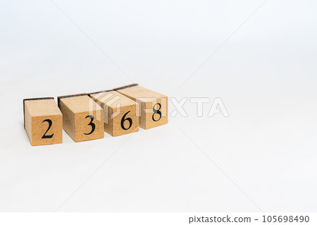 Wood block number 2368 105698490