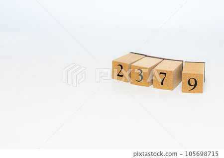 Wooden block number 2379 Wooden block number 2379 105698715