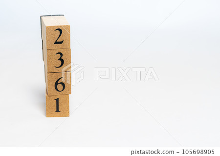Wooden block number 2361 Wooden block number 2361 105698905