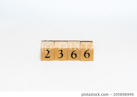 Wooden block number 2366 105698940