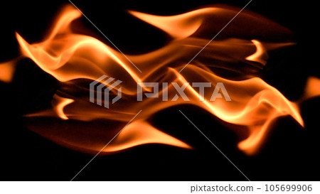 fire background burning flame frame on a black background fire background burning flame frame on a black background 105699906