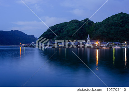 崎津村的清晨 105703440