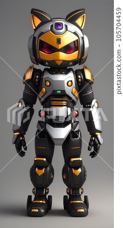 Animal-shaped robots with dog and cat motifs 105704459