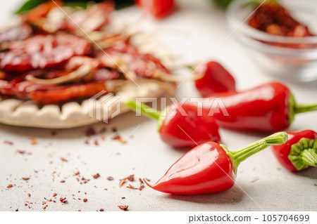 Red hot chilli pepper Red hot chilli pepper 105704699
