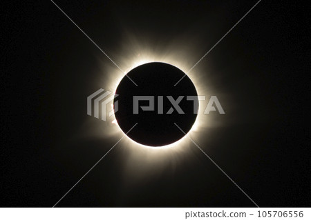 Totality during the 2023 Australian total solar eclipse in Exmouth 105706556
