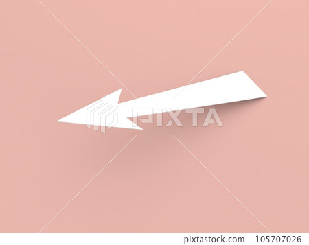 Advertising paper mockup on orange background. 105707026