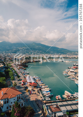 Alanya city, Turkey, view from red tower Alanya city, Turkey, view from red tower 105707288