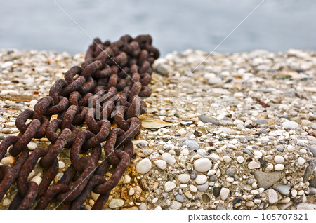 Chains on the pier Chains on the pier 105707821