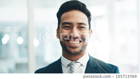 Happy, professional and face of business man in office for lawyer, corporate and advocate. Pride, smile and attorney with portrait of employee laughing for legal career, happiness and comic Happy, professional and face of business man in office for lawyer, corporate and advocate. Pride, smile and attorney with portrait of employee laughing for legal career, happiness and comic 105713569