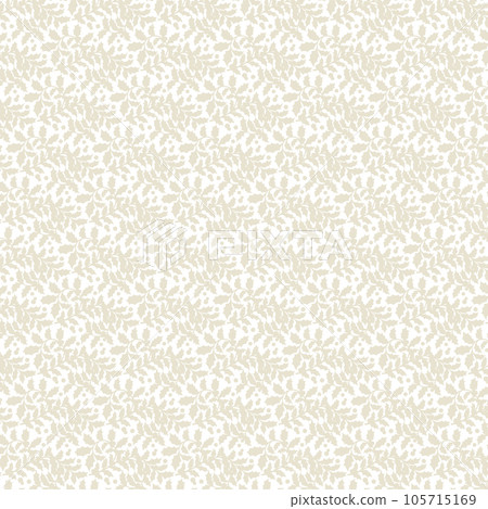 Holly pattern swatch beige Christmas seamless background 105715169