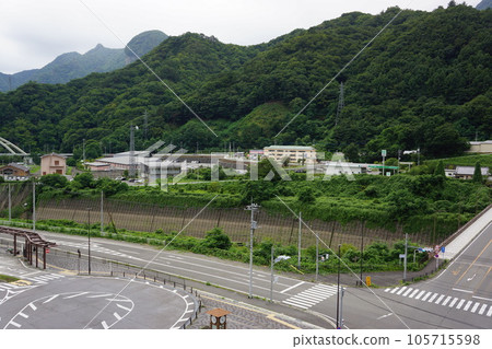 群馬縣吾妻郡長野原町吾妻線長野原草津口站周邊風景 群馬縣吾妻郡長野原町吾妻線長野原草津口站周邊風景 105715598