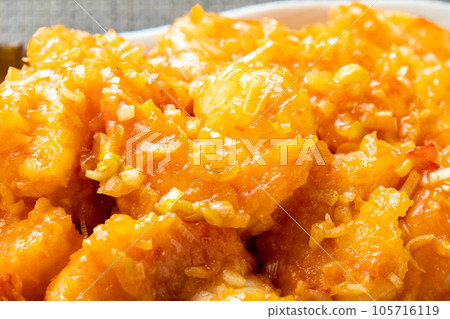 Shrimp chili sauce (shrimp chilli) up. Shrimp chili sauce (shrimp chilli) up. 105716119