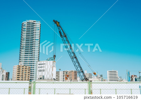 Tokyo Redevelopment Ring Road No. 1 Route 1 Zoshigaya Underground Tunnel Construction 2023.07 d-4 Film tone 105716619