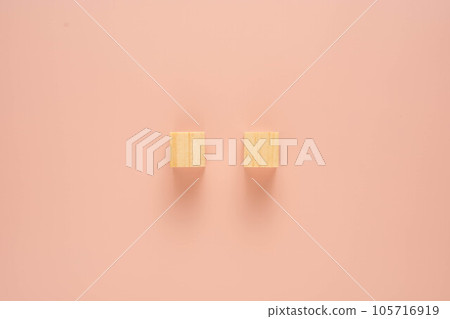 background pink and building block advertising material background pink and building block advertising material 105716919