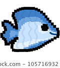 Sea food element and icon in cartoon style. 105716932