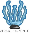 Sea food element and icon in cartoon style. 105716934