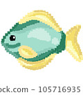Sea food element and icon in cartoon style. 105716935