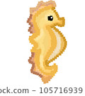 Sea food element and icon in cartoon style. 105716939