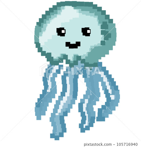 Sea food element and icon in cartoon style. 105716940