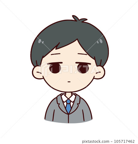 An expressionless man 105717462