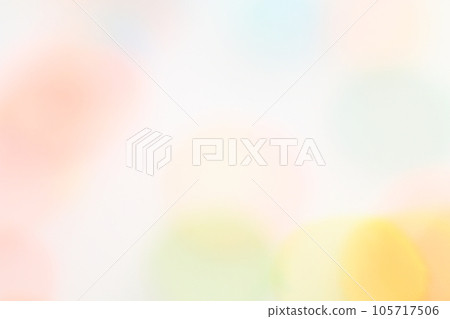 彩色柔和色彩水彩風格的圓形圖案 彩色柔和色彩水彩風格的圓形圖案 105717506