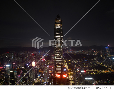 Aerial view of landsccape in Shenzhen city, China Aerial view of landsccape in Shenzhen city, China 105718695