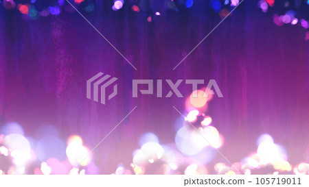 Purple gradation and ball bokeh background 1 105719011