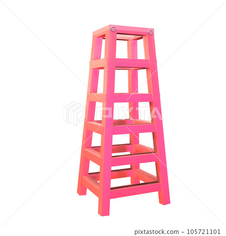 3D icon ladder rendered isolated on the transparent background 105721101