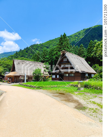 夏天的五箇山菅沼合掌造村 夏天的五箇山菅沼合掌造村 105721300