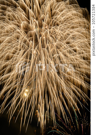 煙火照亮的口之津港 口之津海洋節 105721384
