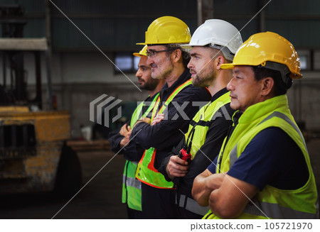 engineer team for maintenance in industry factory 105721970