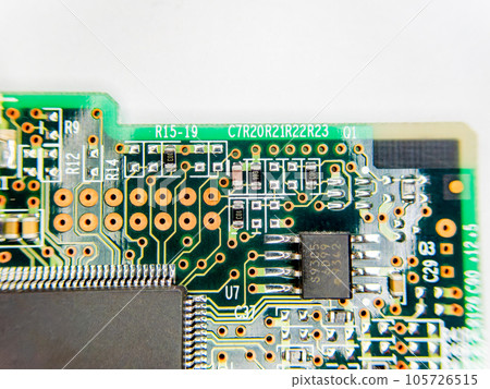 Material close-up of electronic circuit Material close-up of electronic circuit 105726515