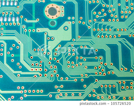 Material close-up of electronic circuit Material close-up of electronic circuit 105726520