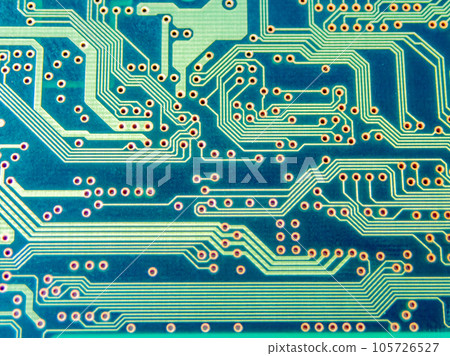 Material close-up of electronic circuit 105726527
