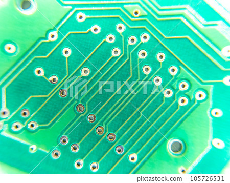 Material close-up of electronic circuit 105726531
