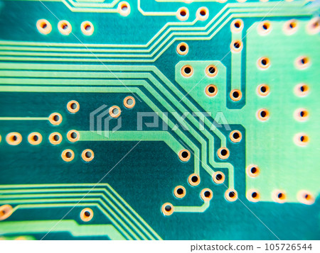 Material close-up of electronic circuit 105726544