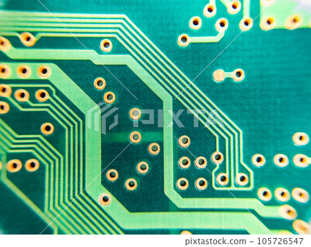 Material close-up of electronic circuit 105726547