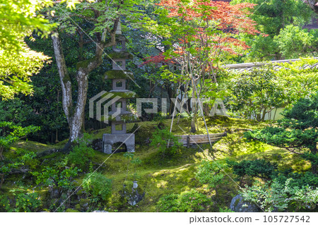 Kyoto Sennyu-ji Temple Gozasho Garden Stone Pagoda Kyoto Sennyu-ji Temple Gozasho Garden Stone Pagoda 105727542