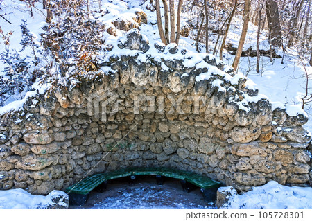 Grotto in the park. Grotto in the park. 105728301