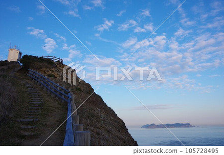 Anan City, Tokushima Prefecture View of Ishima Island from Gamoda Cape 105728495