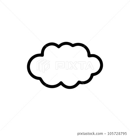 雲天氣圖標 雲天氣圖標 105728795