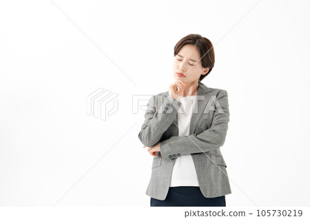 Woman worried business Woman worried business 105730219