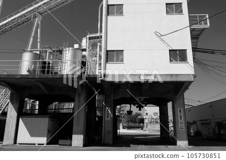 Loading Hopper in Cement Factory Loading Hopper in Cement Factory 105730851