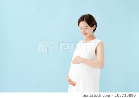 孕婦藍背 105730890