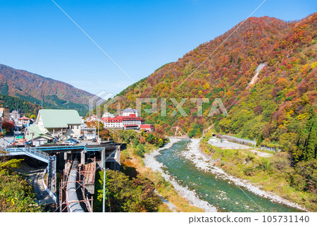 秋天的黑部峽谷：宇奈月車站周邊 105731140