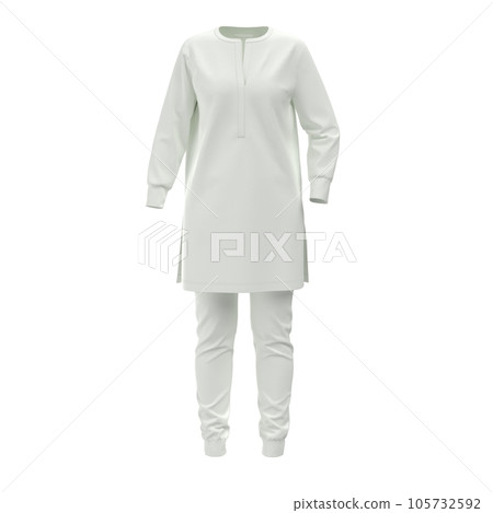 Indian Women Kurti Dress mockup. Cotton Salwar Suit - Indian Pakistani Clothing. Indian Women Kurti Dress mockup. Cotton Salwar Suit - Indian Pakistani Clothing. 105732592