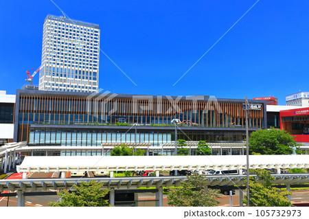 [Fukui Prefecture] Sunny JR Fukui Station East Exit (Hokuriku Shinkansen) 105732973