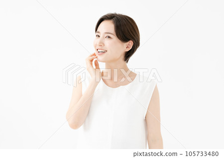 美麗女人的微笑 105733480